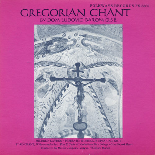 gregorian chant album cover