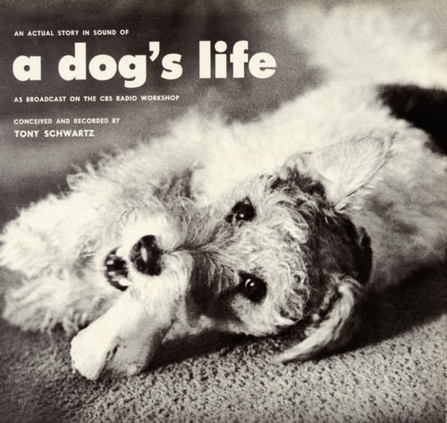 Tony Schwartz ?– An Actual Story In Sound Of A Dog's Life album cover